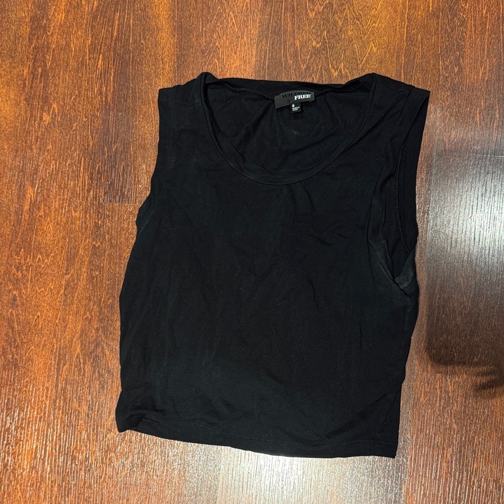 Wilfred Black Scoop Neck Tank